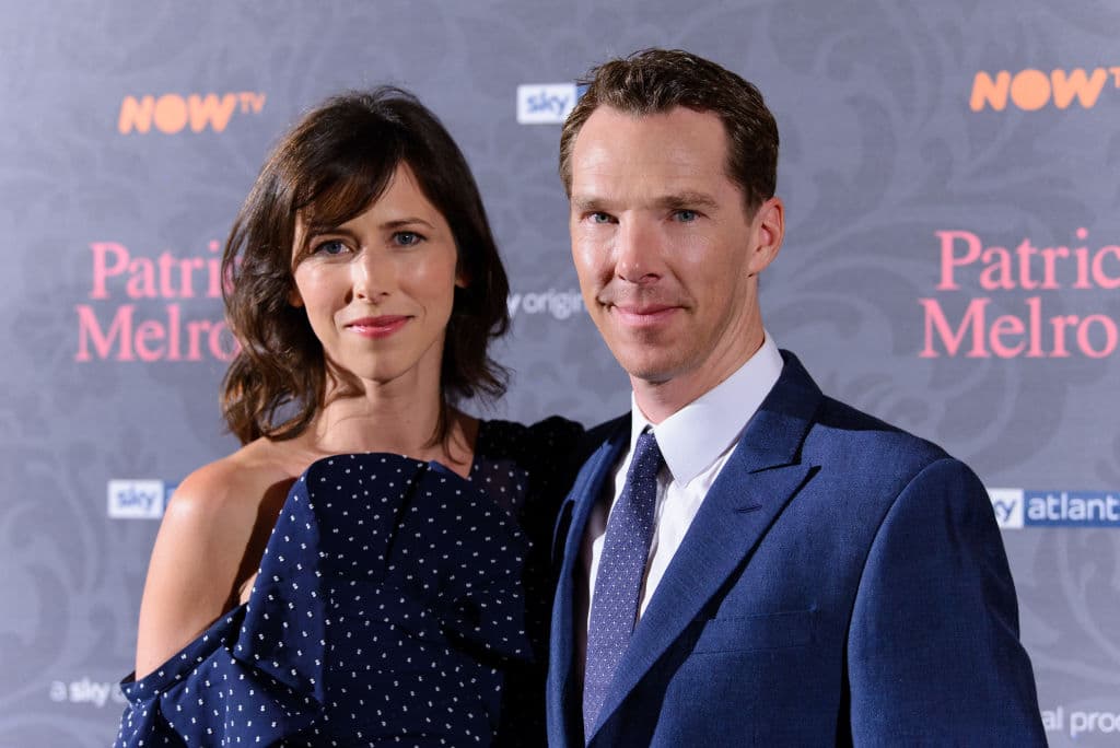 Benedict Cumberbatch with his Wife