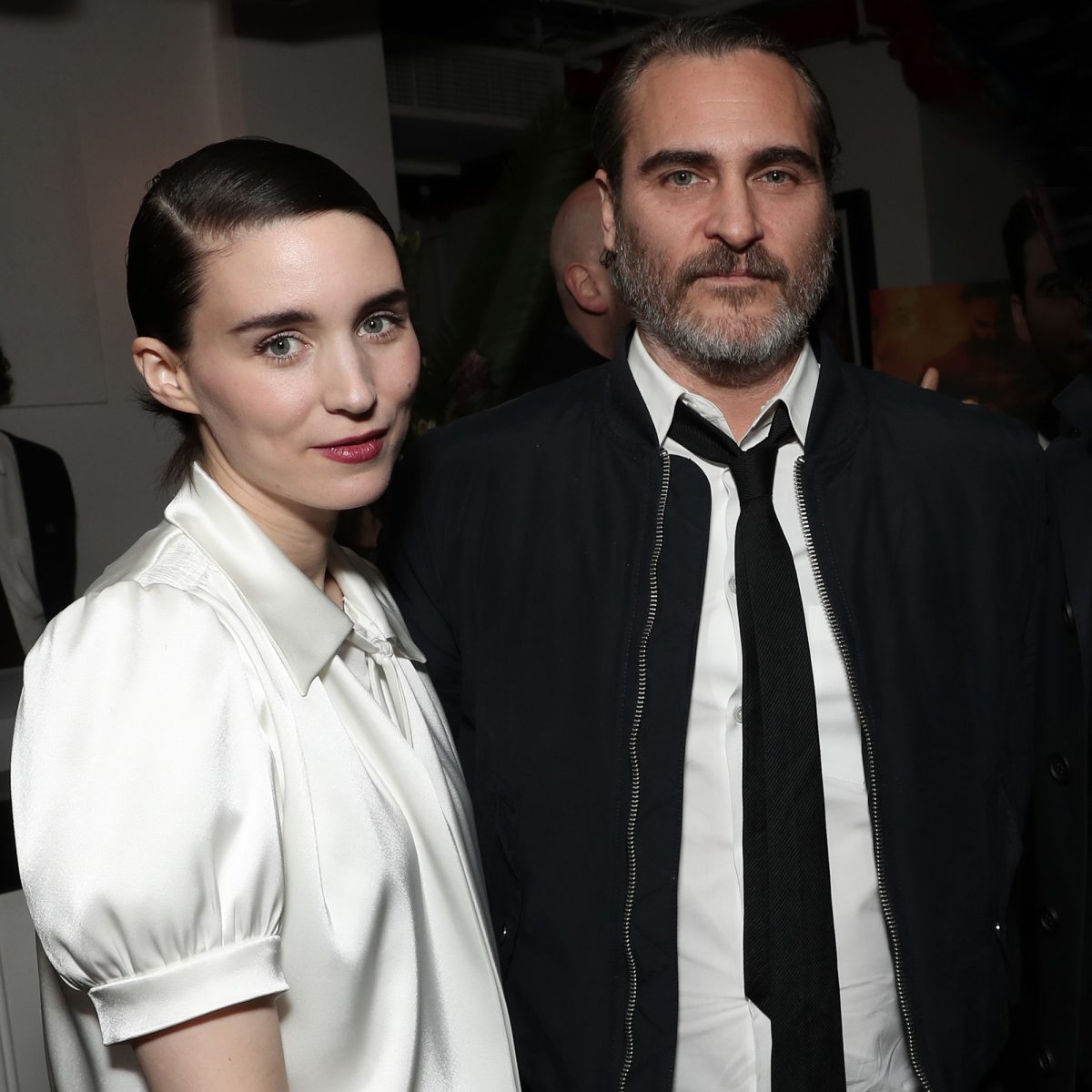 Joaquin Phoenix with his Wife