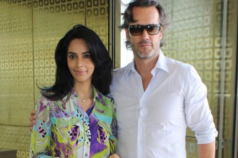 Mallika Sherawat with Cyrille Auxenfans