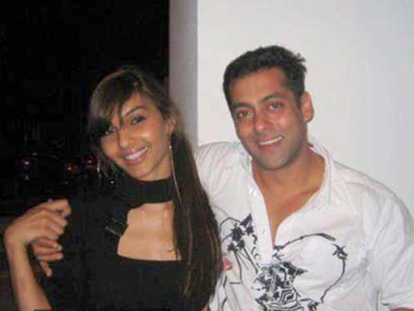 Somy Ali with Salman Khan
