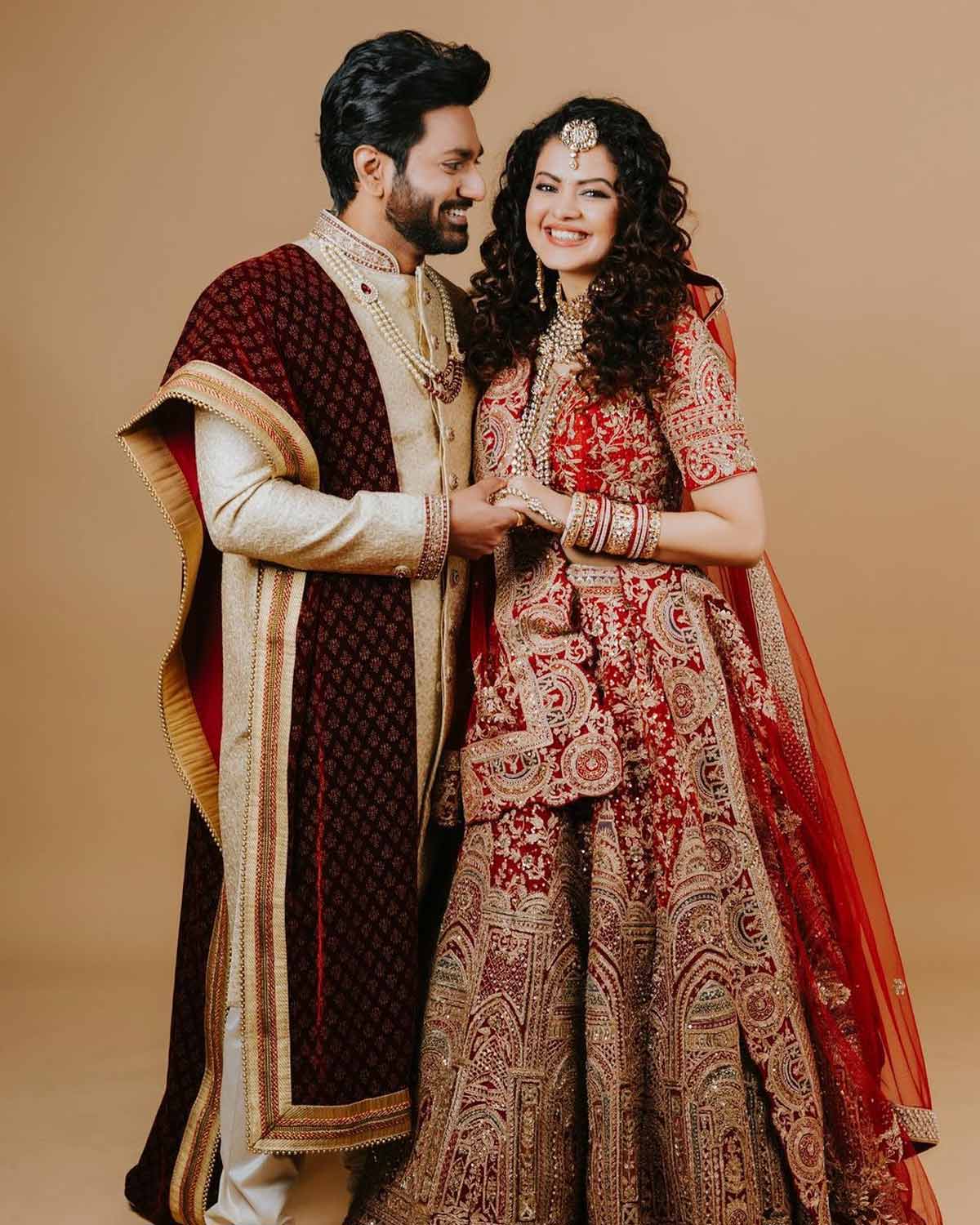 Palak Muchhal with her Husband