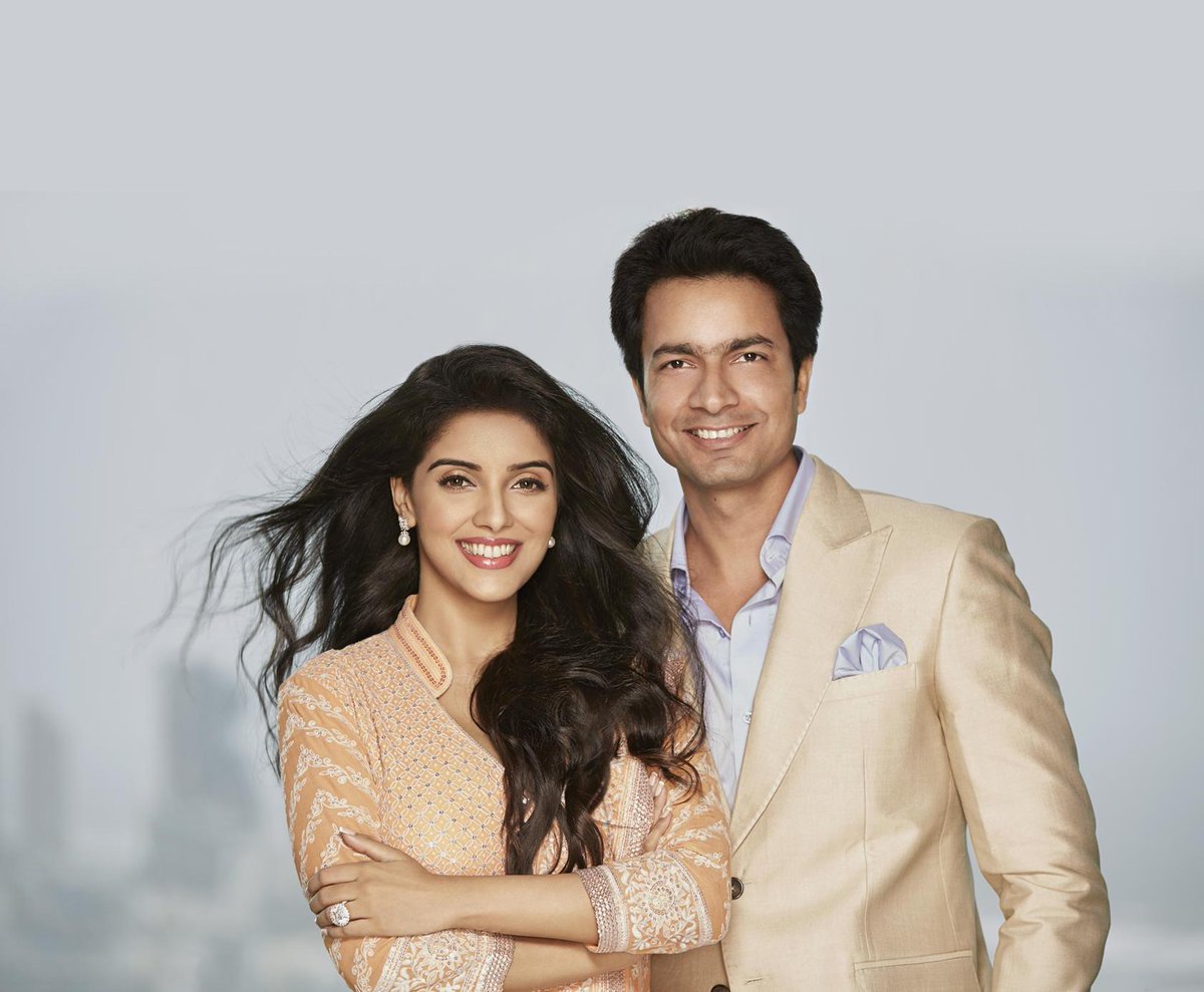 Asin with her Husband