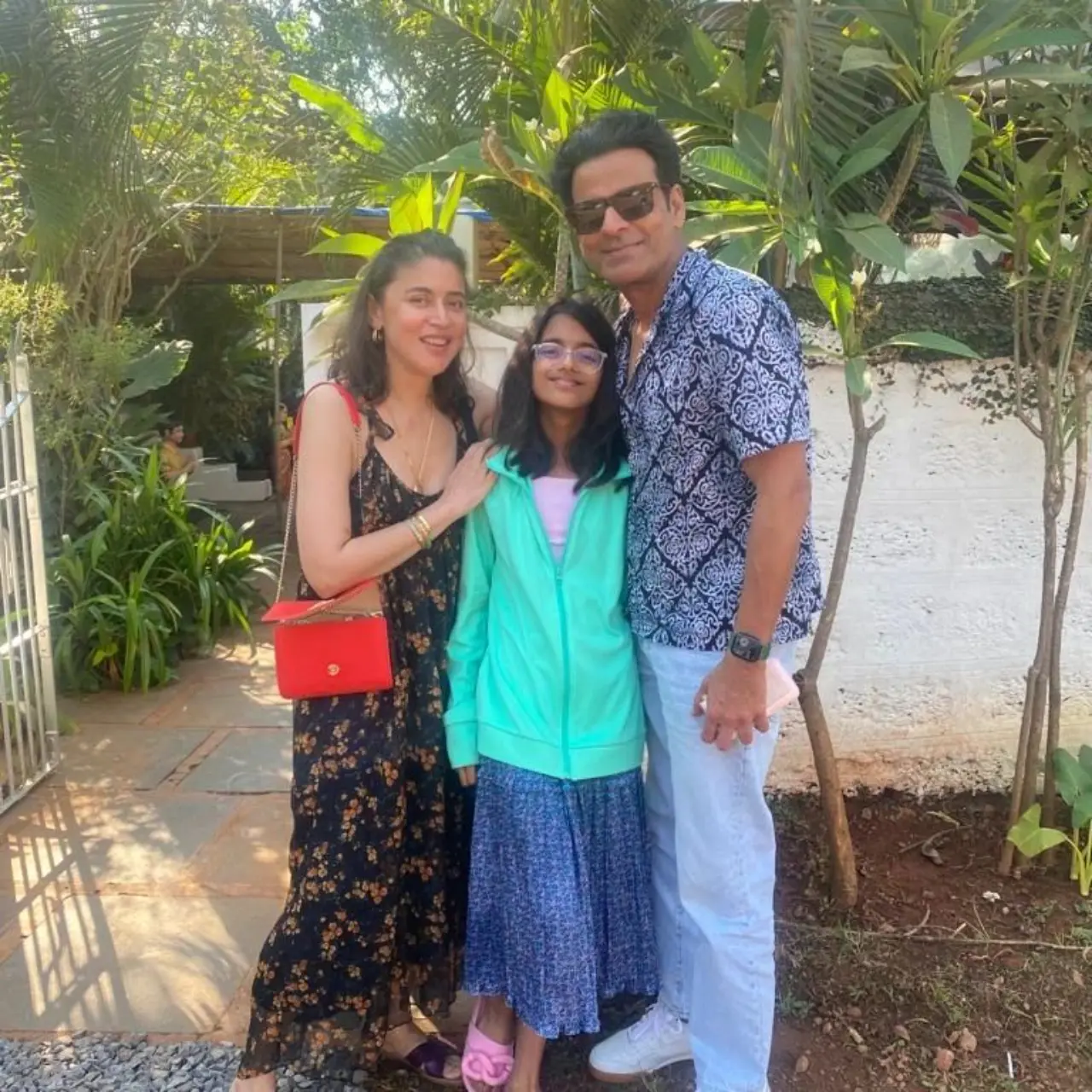 Manoj_Bajpayee with his Family