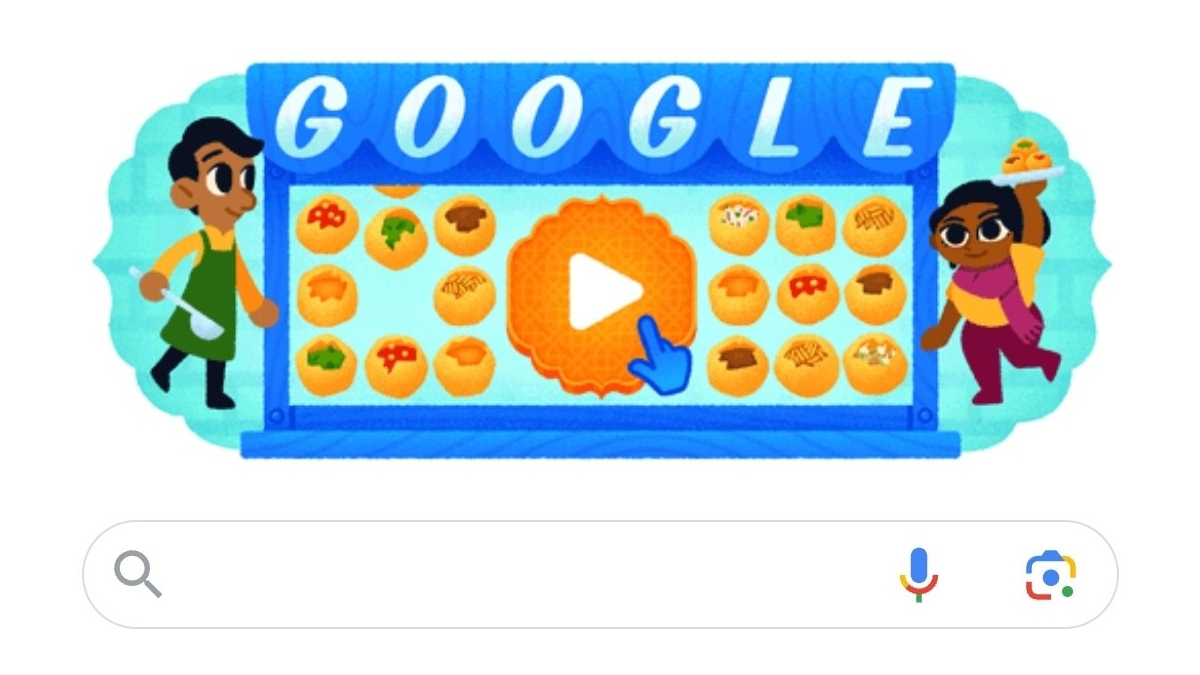 Google Doodle Celebrates Pani Puri - Honours World Record of Madhya Pradesh