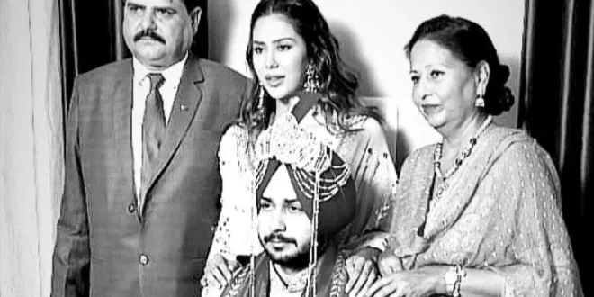 Sonam_Bajwa with her Family