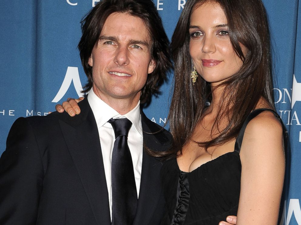 Tom_Cruise with his Wife