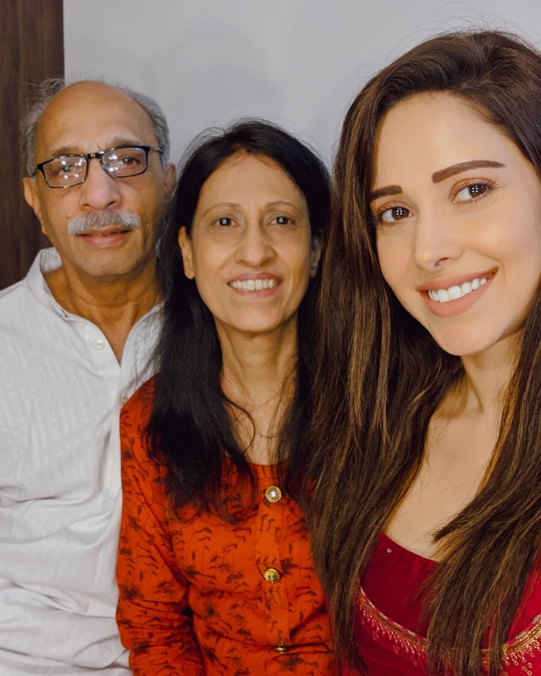 Nushrat_Bharucha with Her Parents