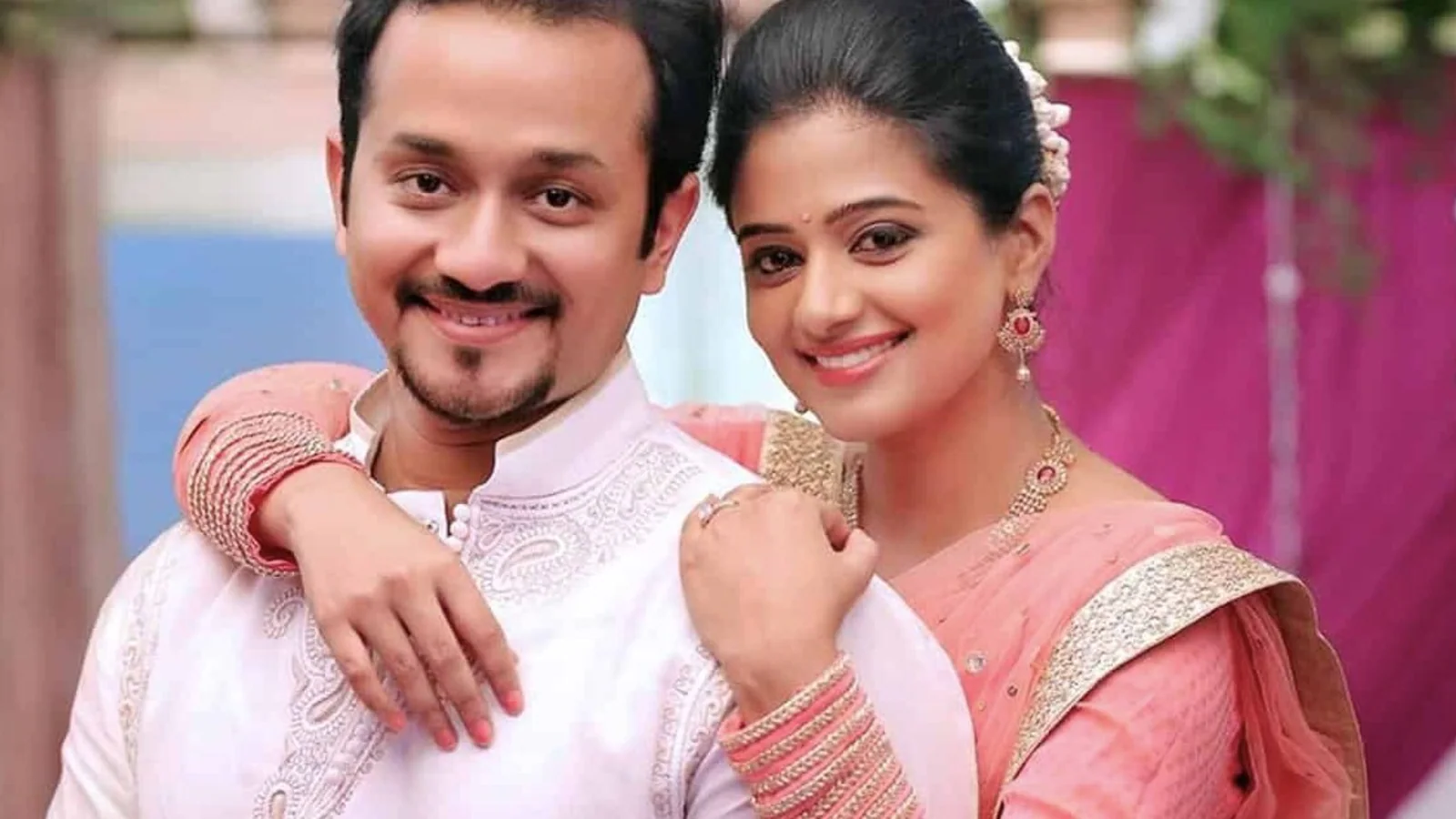 Priya_mani with her Husband