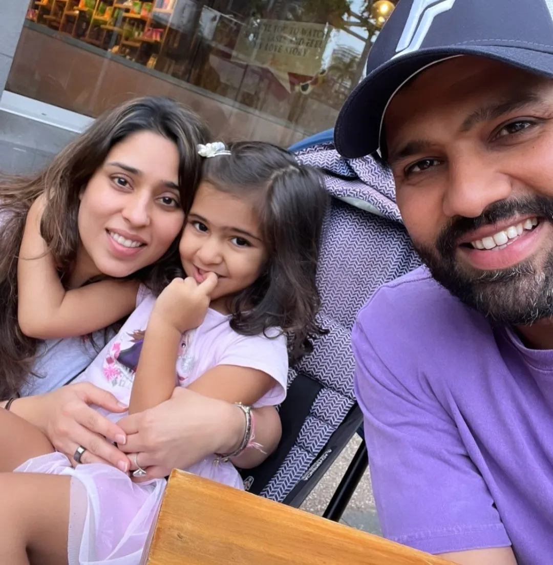 Rohit_Sharma with His Family