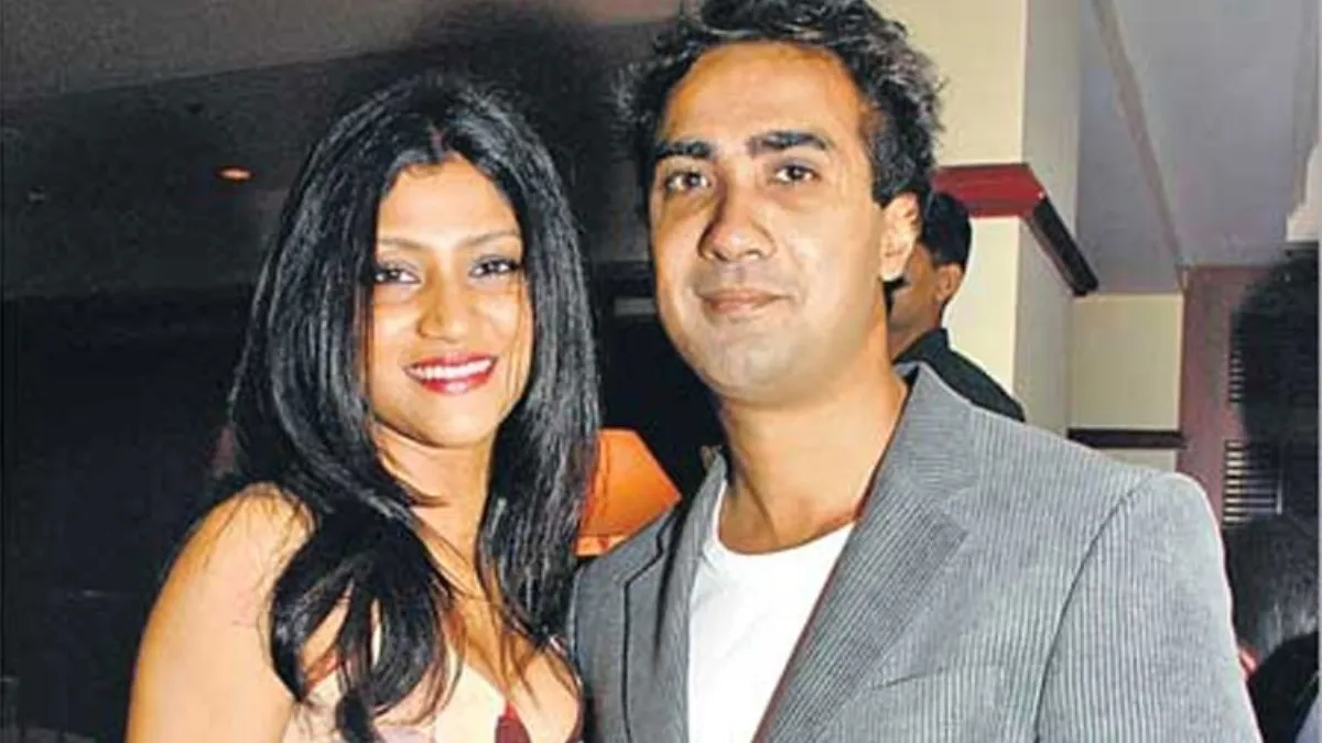 Konkona_Sen_Sharma with her Husband