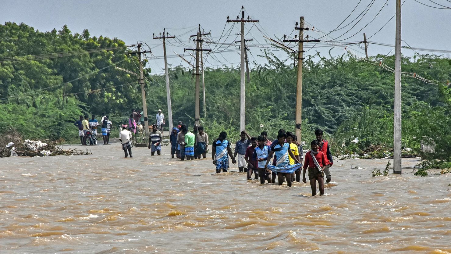 Tamil Nadu Floods 2024 Heavy Rains Paralyse Chennai