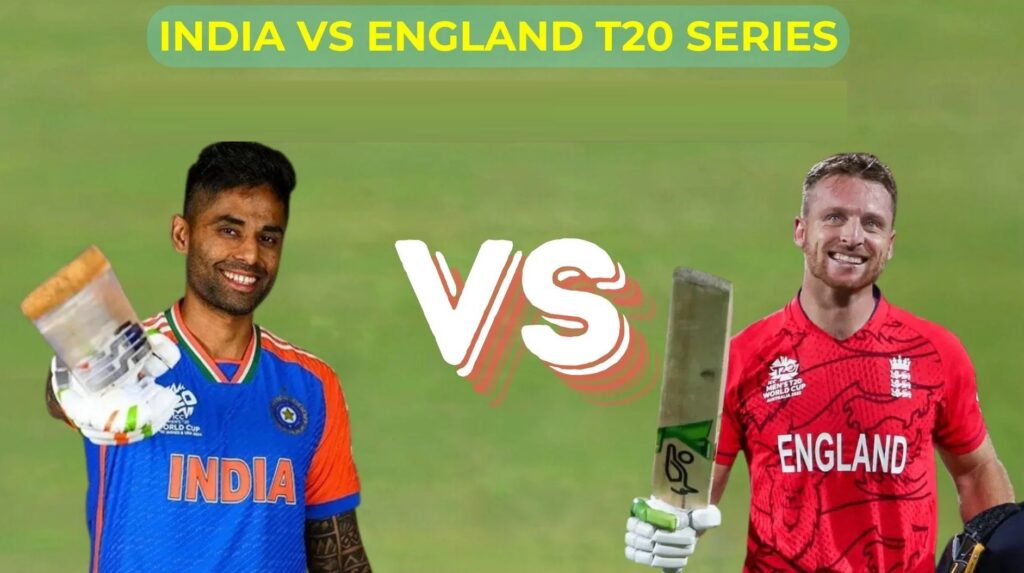 India vs England T20 Series 2025 Schedule, Venue, Timings