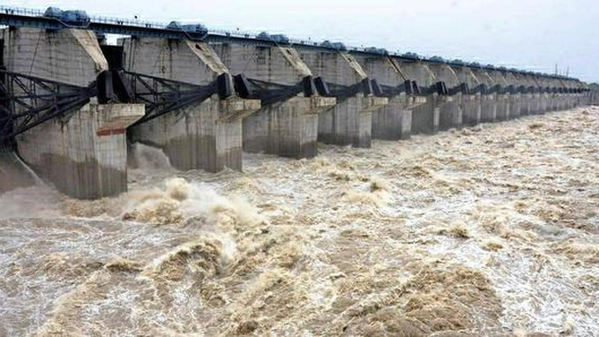 flood situation near krishna river